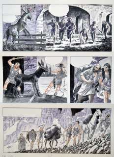 MANARA Milo  - La métamorphose de Lucius  - Planche 26 de l’album publié aux Humano[...] | Vermot et Associés