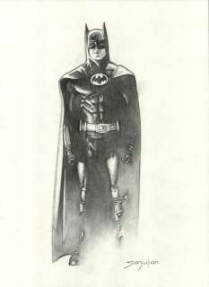 Sanjulian, Manuel - Batman - Original Charcoal Drawing - Hand Signed | Catawiki