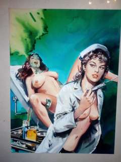 Molino, Roberto - 1 Original cover - Attualita Nera #166 - I mercanti dello sperma - 1983 | Catawiki