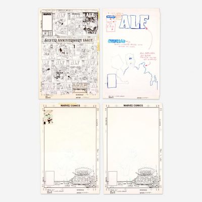 Lot 346 - Dave Manak, ALF #25 Cover Original Art (Marvel Comics, 1989) | Landry Pop Auctions
