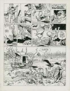 Hermann - Planche originale n°26, prépubliée dans Super As n°22 du 10 juillet 1979 - Du Sable plein les dents - Jeremiah