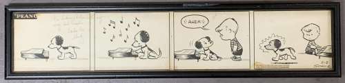 1952 PEANUTS Daily Comic Strip Art, Charles Schulz | Weiss Auctions