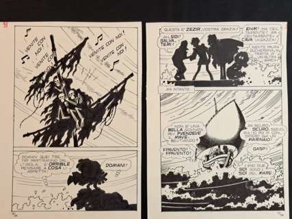 Magnus & Romanini - 2 Original page - La Compagnia della Forca - La Traversata Maledetta | Catawiki