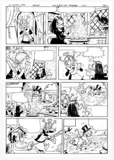 Esteban - 1 Original page - Uncle Scrooge - H-2024-099 - "El Pasante" | Catawiki