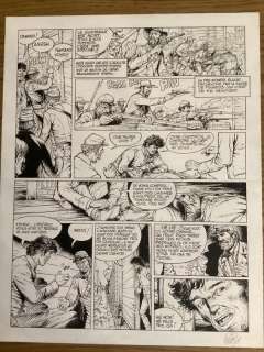 Blanc-Dumont, Michel - 1 Original page - La jeunesse de Blueberry - Le convoi des bannis - 2015 | Catawiki