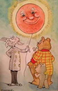 Godhelp, Frits | Original illustration  - The happy balloon for Bumble | Catawiki