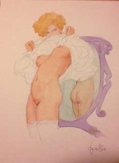 Frollo, Leone | Original drawing  - Mona Street | Catawiki