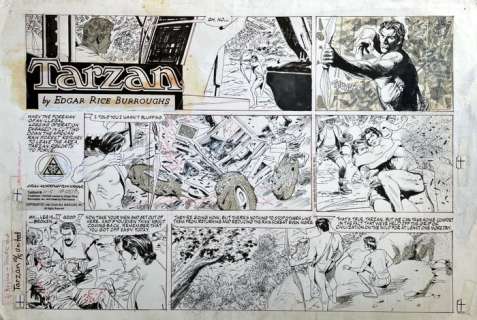 Gray Morrow - 1 Original page - Tarzan - 1986 | Catawiki