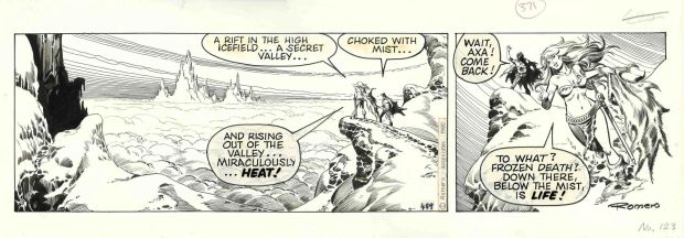 Enric Badia Romero | Axa: The Brave / Original daily strip #489 – Romero | Origin Of Comics