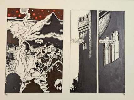 Magnus & Romanini - 1 Original colour page - La Compagnia della Forca - Il Rapimento di Annalisa | Catawiki