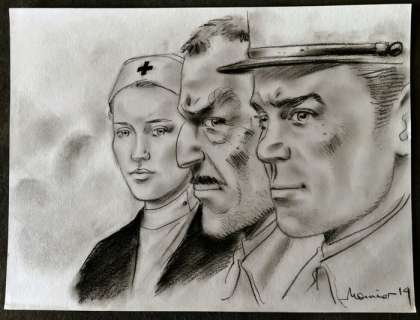 Mounier, Alain - 1 Original drawing - L‘Ambulance 13 - 2014