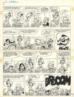 Jean-Claude Fournier | Spirou et Fantasio, L’Ankou, Planche | Daniel Maghen