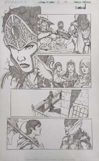 Sergio Dávila (Pencil) - 1 Original page - Swords of Sorrow #5, Page 10 | Catawiki