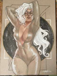 Strati, Luca - 1 Original colour drawing - Black Cat - “Decó” - 2019 | Catawiki