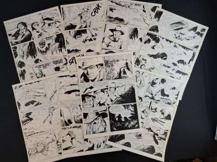 Monti, Nizzi - 8 Original page - Tex - Orme Sulla Sabbia - 1991 | Catawiki