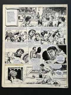 Lawrence, Don - 1 Original page - Olac the Gladiator - Release the Tigers! - 1960 | Catawiki