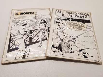 Bernasconi, Luciano (Saint Germain) Original page - Cronaca Nuda + Attualità Nera Extra - Lotto di 2x Storie Complete Originali per Adulti (1988+1989) | Catawiki