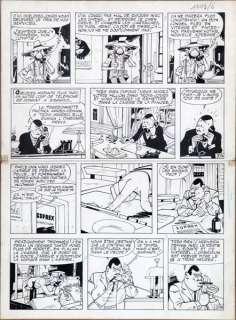 Tillieux | Gil Jourdan, planche n°37 Ã  l’encre de Chine de … | Banque Dessinée