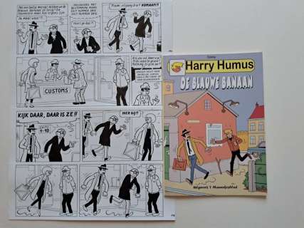 Danny - 1 Original page - Harry humus - De blauwe banaan - 1990 | Catawiki