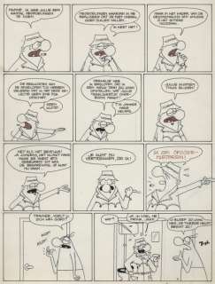 Toon van Driel - 1 Page d’origine - F.C.Knudde - De trainer | Catawiki