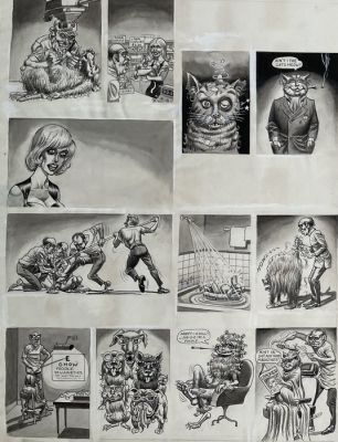 Bill Ward - 1 Original page - Cracked - Pets Plaza - 1974 | Catawiki