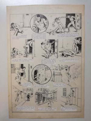 Pinchon, Joseph - 1 Original page - Gilles Du Maquis - 1937 | Catawiki