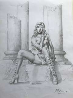 Marc Moreno - 1 Original drawing - Wom | Catawiki