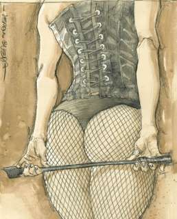 Sergio Bleda - Madame’s Command – Original Artwork – Hand Signed | Catawiki