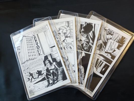 Romanini, Giovanni - 4 Original page - Alan Ford - Un Dí Cosí | Catawiki