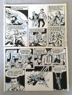 Verschuere, Karel / Vandersteen, Willy | Original page (p.8)  - Biggles 11  - De valschermspringers | Catawiki