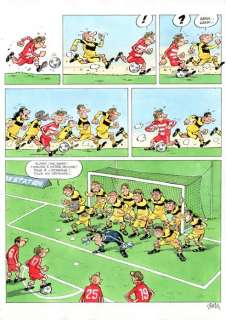 Gürsel, Gürçan - 1 Original colour page - Les Foot furieux T11 - 2009 | Catawiki