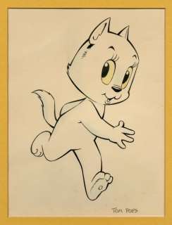 Marten Toonder Studio’s - 1 Original colour drawing - Tom Poes & Heer Bommel - portret Tom Poes (jaren 1960) | Catawiki