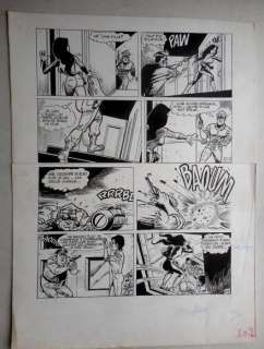 Renaud | original page (p.24)  - Pokervrouw volume 2  - Safari in de groene hel  -  (1983) | Catawiki