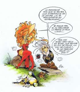 Crisse (Chrispeels, Didier) | Original illustration in colour  - Lorette et Harpye  - (1993) | Catawiki