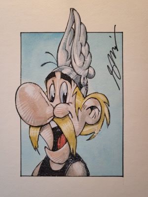 Davis, Simon - 1 Original colour drawing - Astérix - 2013 | Catawiki
