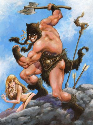 Aaron Lopresti | Frazetta’s DARK WOLF from Fire and Ice | Aaron Lopresti
