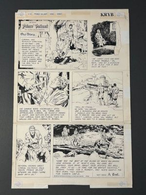 John Cullen Murphy - 1 Original page - Prince Valiant - The Deal - 1992 | Catawiki