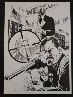 Civitelli, Fabio - 1 Original drawing - Intrigo a Santa Fe - 1994 | Catawiki