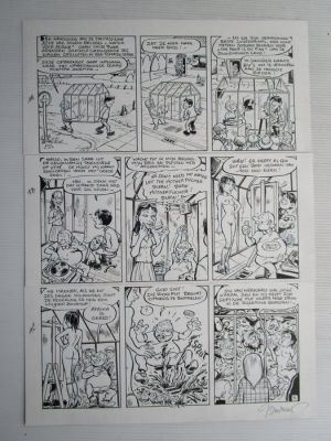 Bosschaert, Jan - 1 Original page - De Geverniste vernepelingskes - Water voor Afrika - Plaat 1 | Catawiki