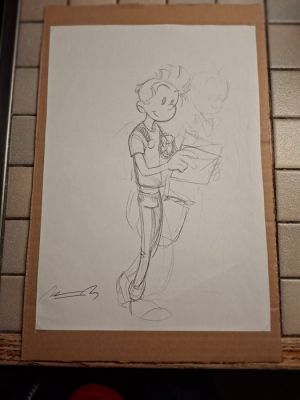 Munuera, José-Luis - Original drawing - Spirou et Fantasio | Catawiki