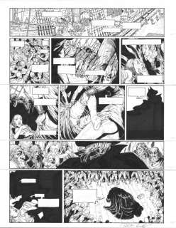 Planche originale 4 Le testament du Capitaine Crown Tome 2 par Patrick HENAFF