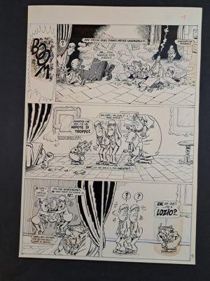 Bonvi - 1 Original page - Nick Carter: Carletto il Nipote Malefico | Catawiki