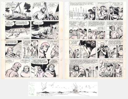 Sirius | Les Timour, planches n°25 et 26 à l’encre de… | Millon