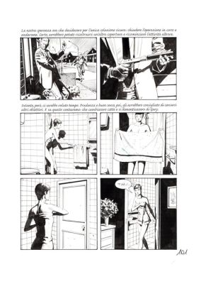 Pittaluga, Luigi - 3 Original page - Julia #123 - "Ladro scaccia ladro" - 2008 | Catawiki