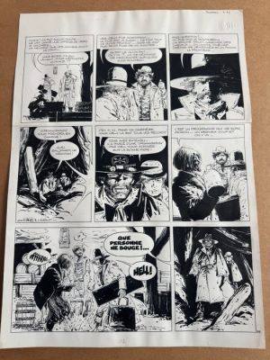 Vance, William / Giraud, Jean - 1 Original page - Blueberry - Les Gueules Noires - 1991 | Catawiki