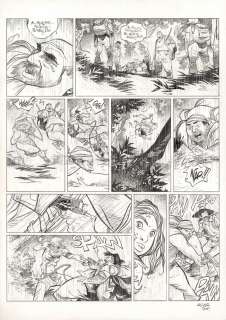 Olivier Pont | Un putain de salopard, Le Rituel, Planche ori | Daniel Maghen