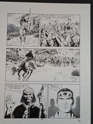 Nizzi, Civitelli - 1 Original page - Tex: Il Presagio | Catawiki