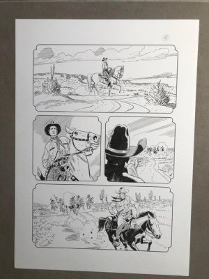 Biglia, Stefano - 1 Original page - Tex Speciale - Ben il Bugiardo - 2025