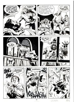 Della Monica, Raffaele - 3 Original page - Zagor #399 - "Il principe della notte" - 1998 | Catawiki