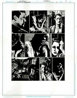 The Bat-Man: Second Knight #3 p.15 - Bruce & Julie have a serious talk | Comic Book Art Gallery